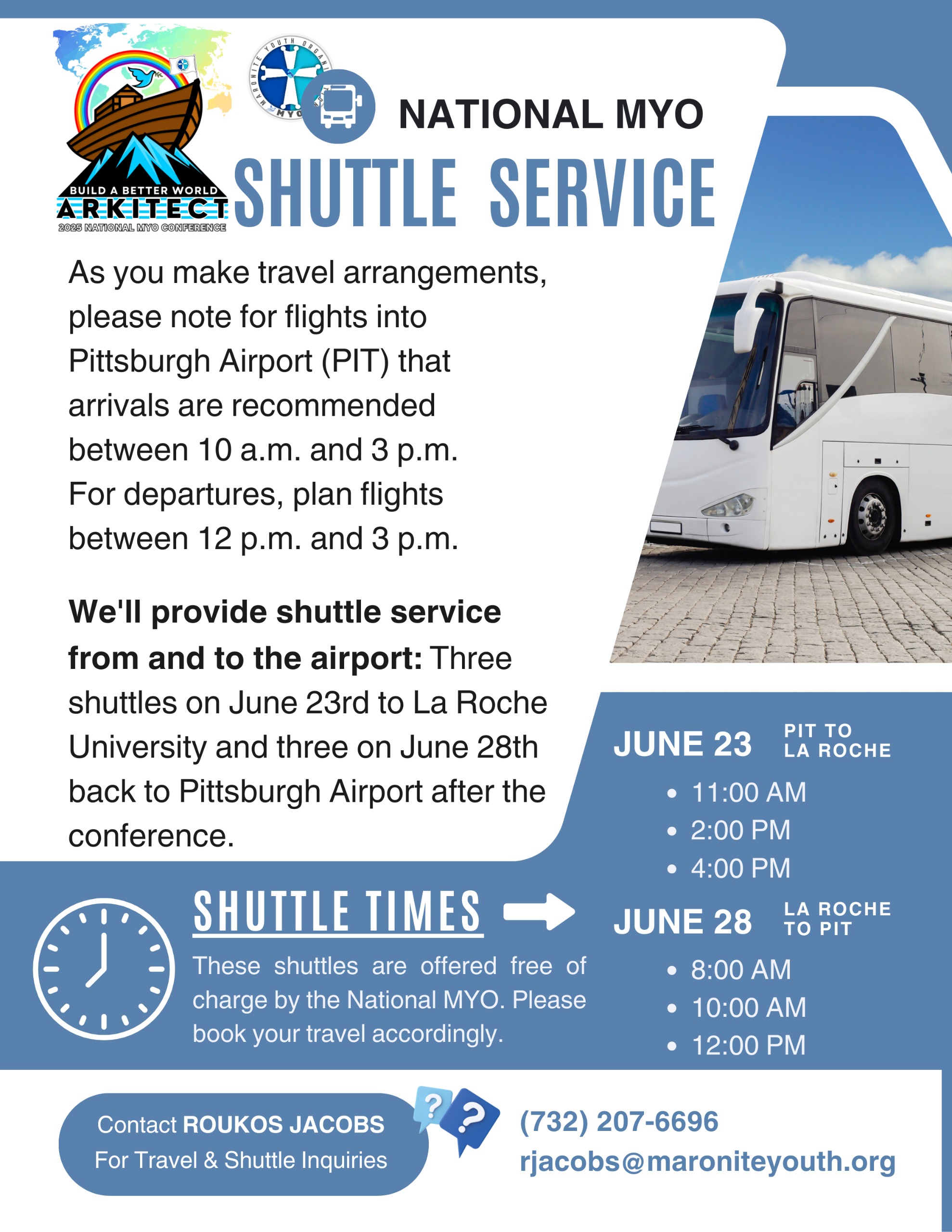 2025 National MYO Conference Shuttle Service
